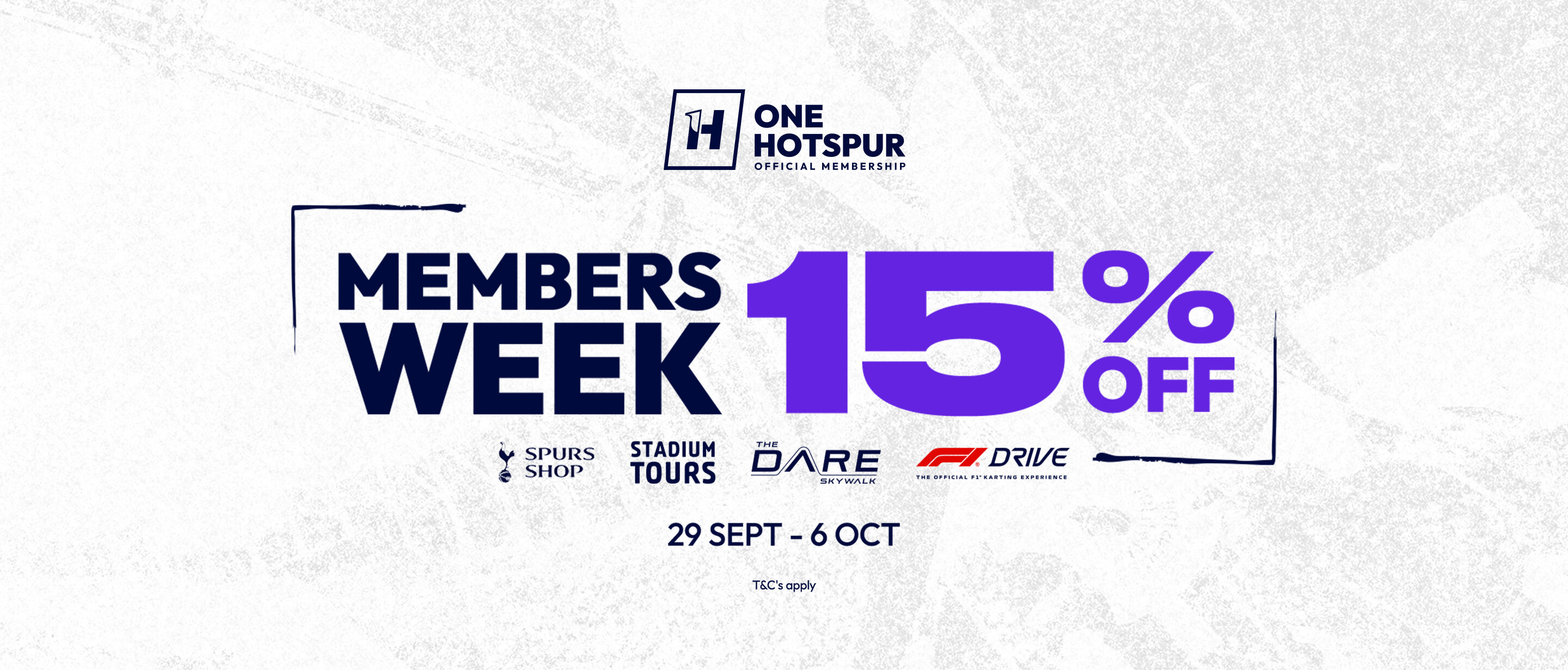 Desktop hero banner for Members week